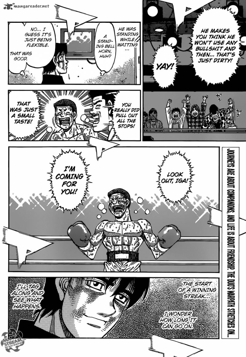 Hajime no Ippo - Chapter 1139 Page 18