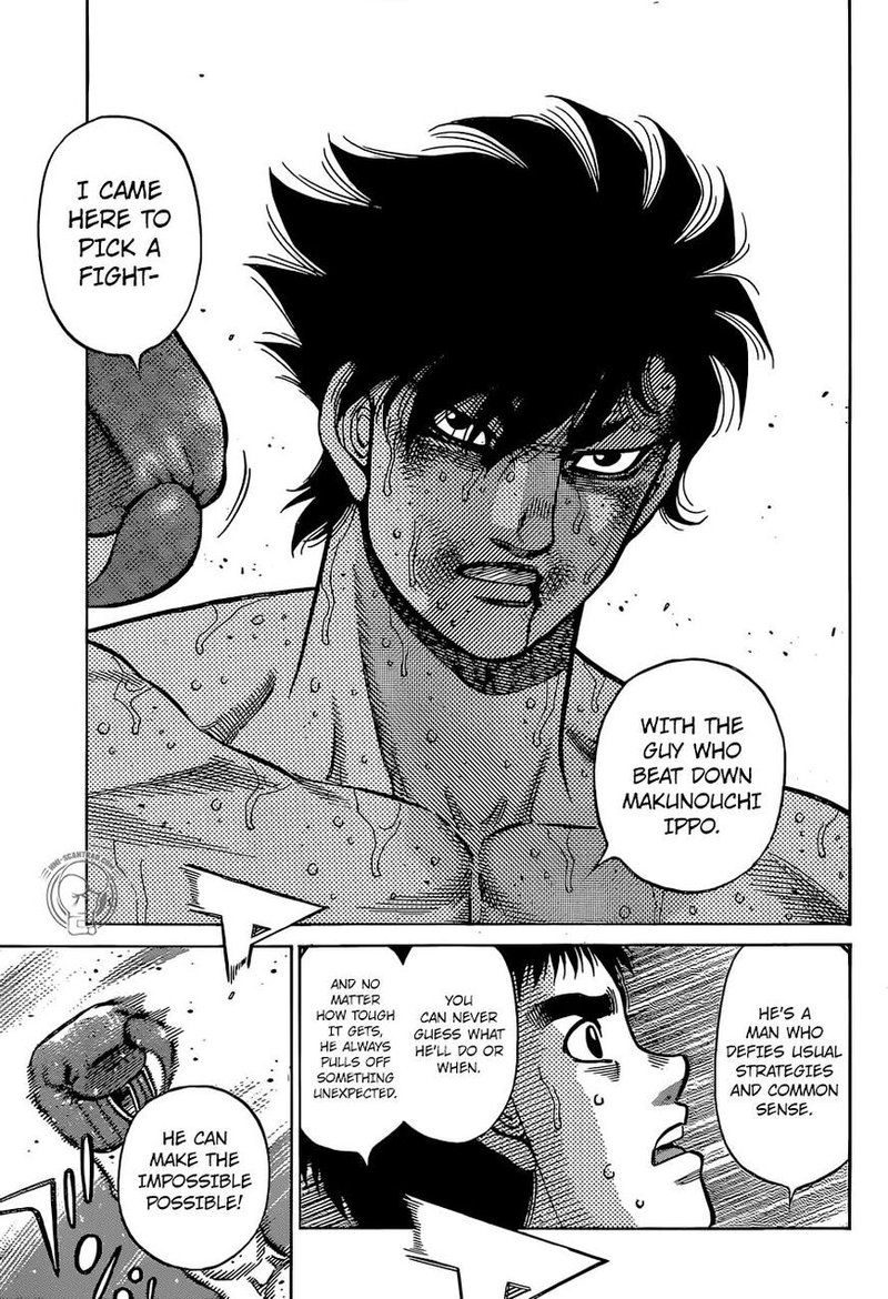 Hajime no Ippo - Chapter 1296 Page 17