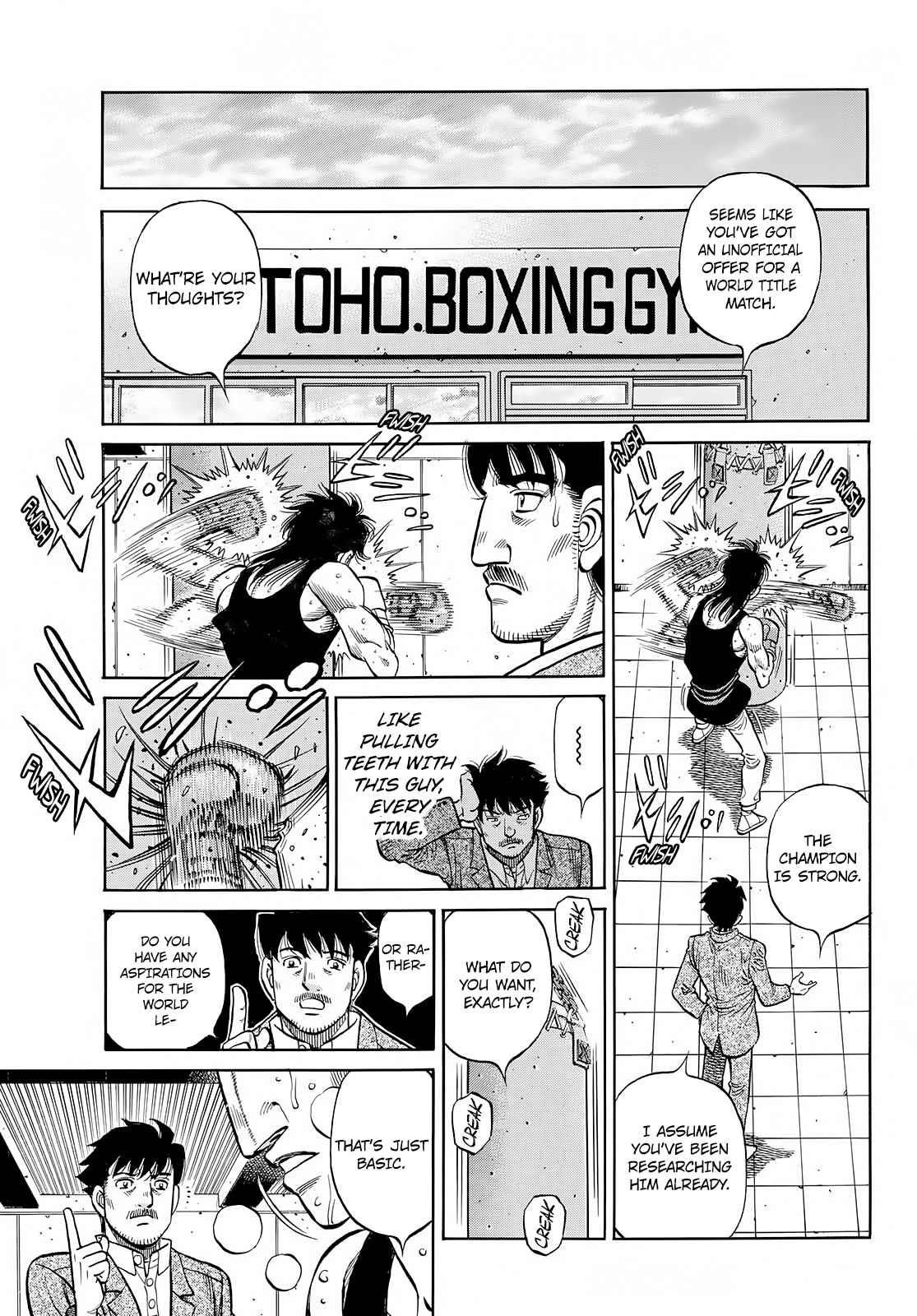 Hajime no Ippo - Chapter 1416 Page 15