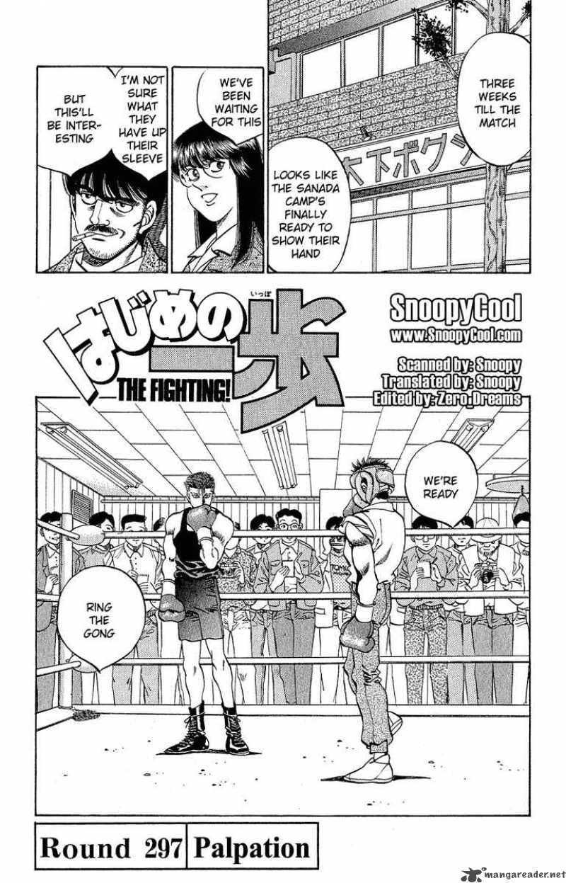 Hajime no Ippo - Chapter 297 Page 4