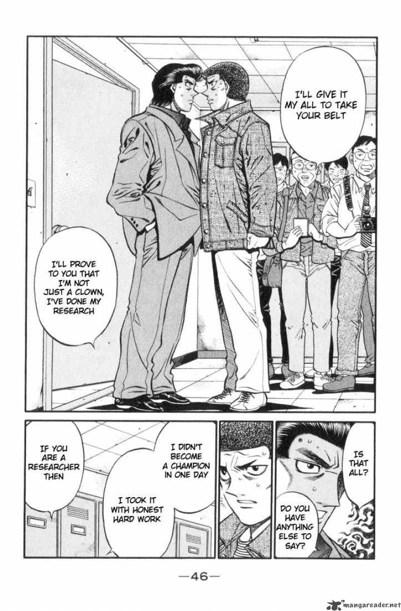 Hajime no Ippo - Chapter 445 Page 4