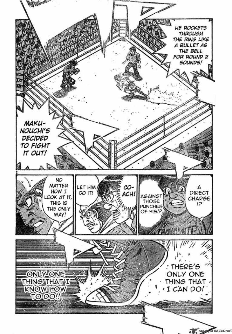 Hajime no Ippo - Chapter 733 Page 2